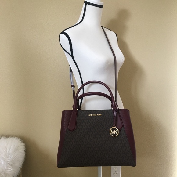 3PCS Michael Kors kinsley satchel wallet&cosmetic - Picture 7 of 8